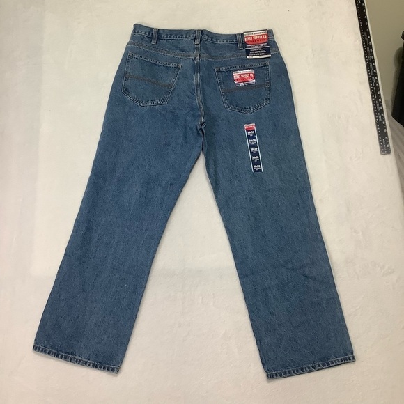 Rivet Supply Co. NWT Men’s Relaxed Fit Workwear Jeans Size 36 x 30 Blue - Picture 5 of 10